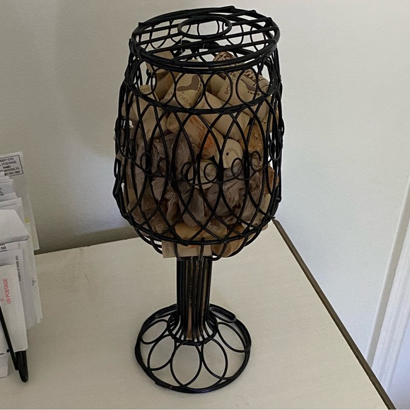 Wine Glass Cork Decor - Picture 2 of 2